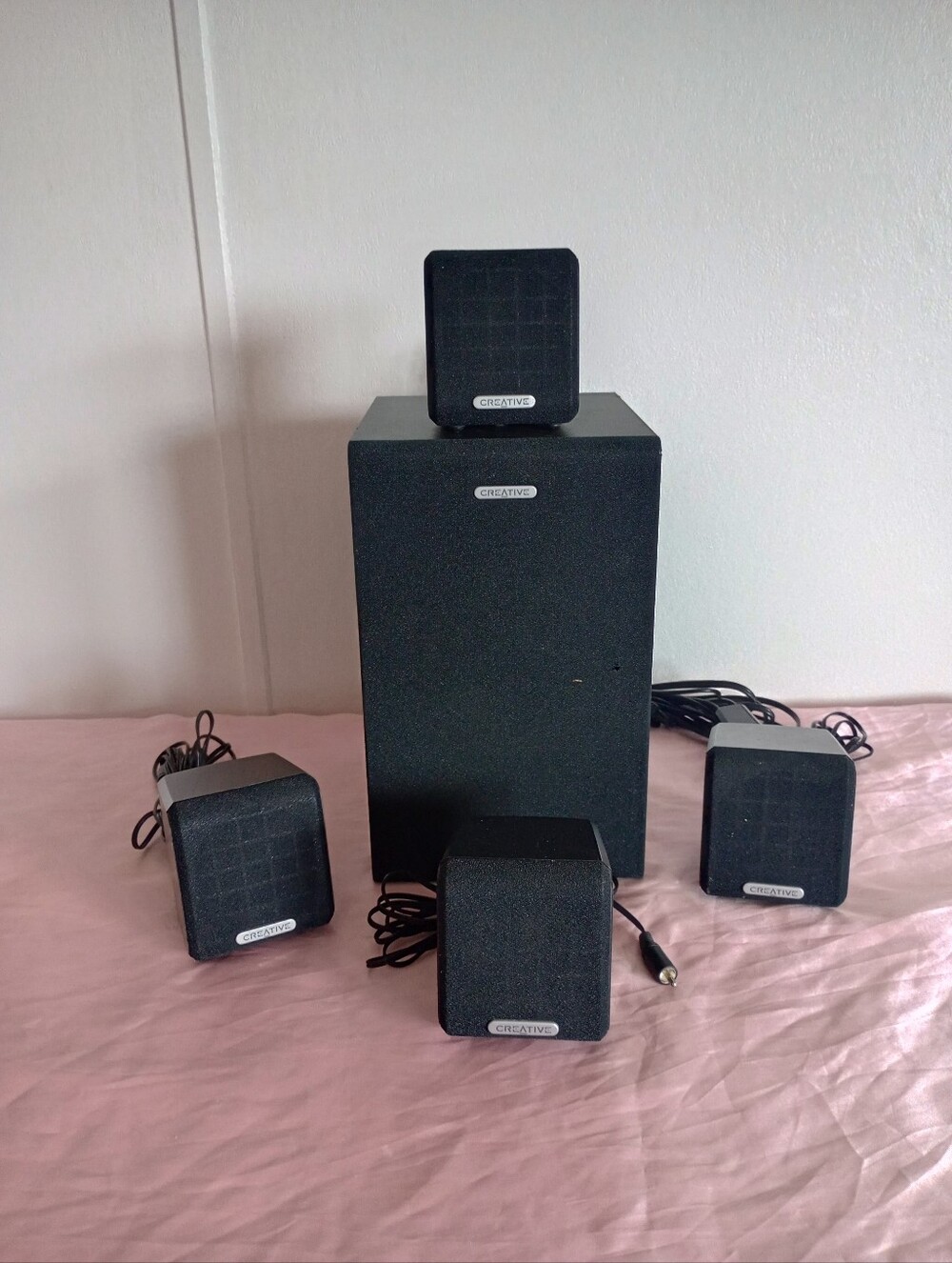 Creative SBS 4.1 450 subwoofer and 4 home speakers